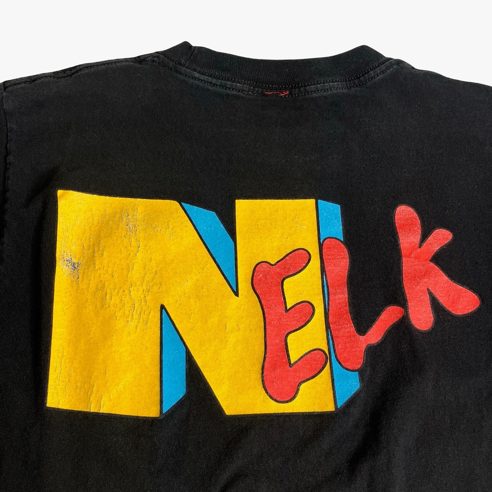 Nelk Boys Graphic Shirt Size Small Black Streetwear Logo Back Hit Short Sleeve - Picture 5 of 9